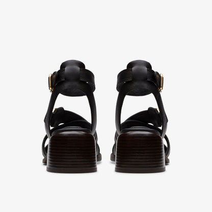 Morwyn Strap Black Leather | Clarks Sale