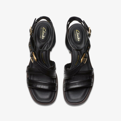 Morwyn Strap Black Leather | Clarks Sale