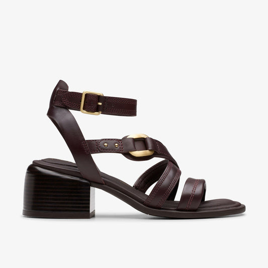 Morwyn Strap Wine Leather | Clarks Discount