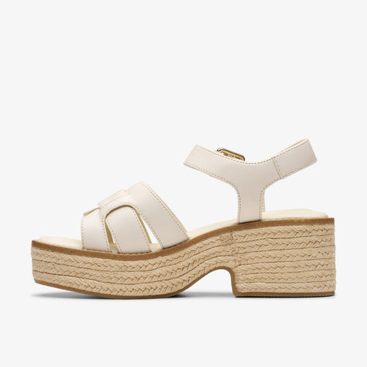 Coledale Strap Cream Leather | Clarks For Sale