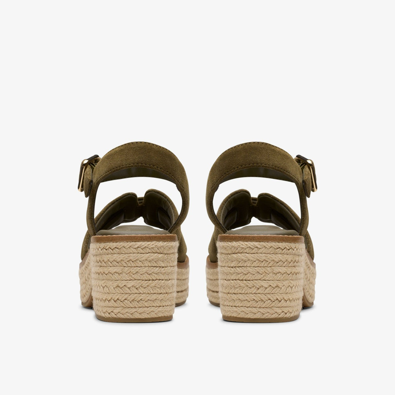 Coledale Strap Dark Olive Suede | Clarks