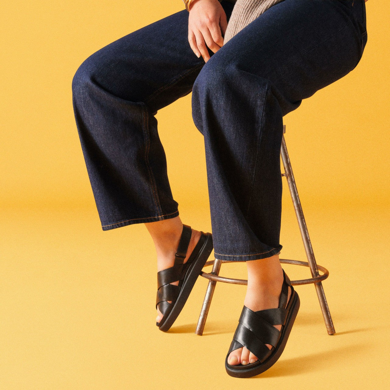Aristella Sun Black Leather | Clarks Sale