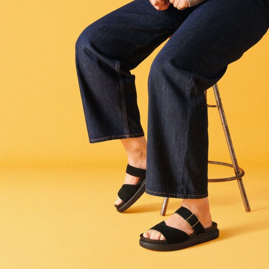 Aristella Mule Black Suede | Clarks US