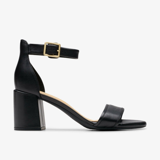 Ezoria Mae Black Leather | Clarks Onsale