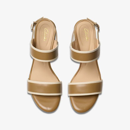 Ezoria Sling Light Tan Combination | Clarks