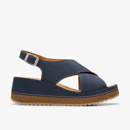 Kassanda Step Navy Nubuck | Clarks