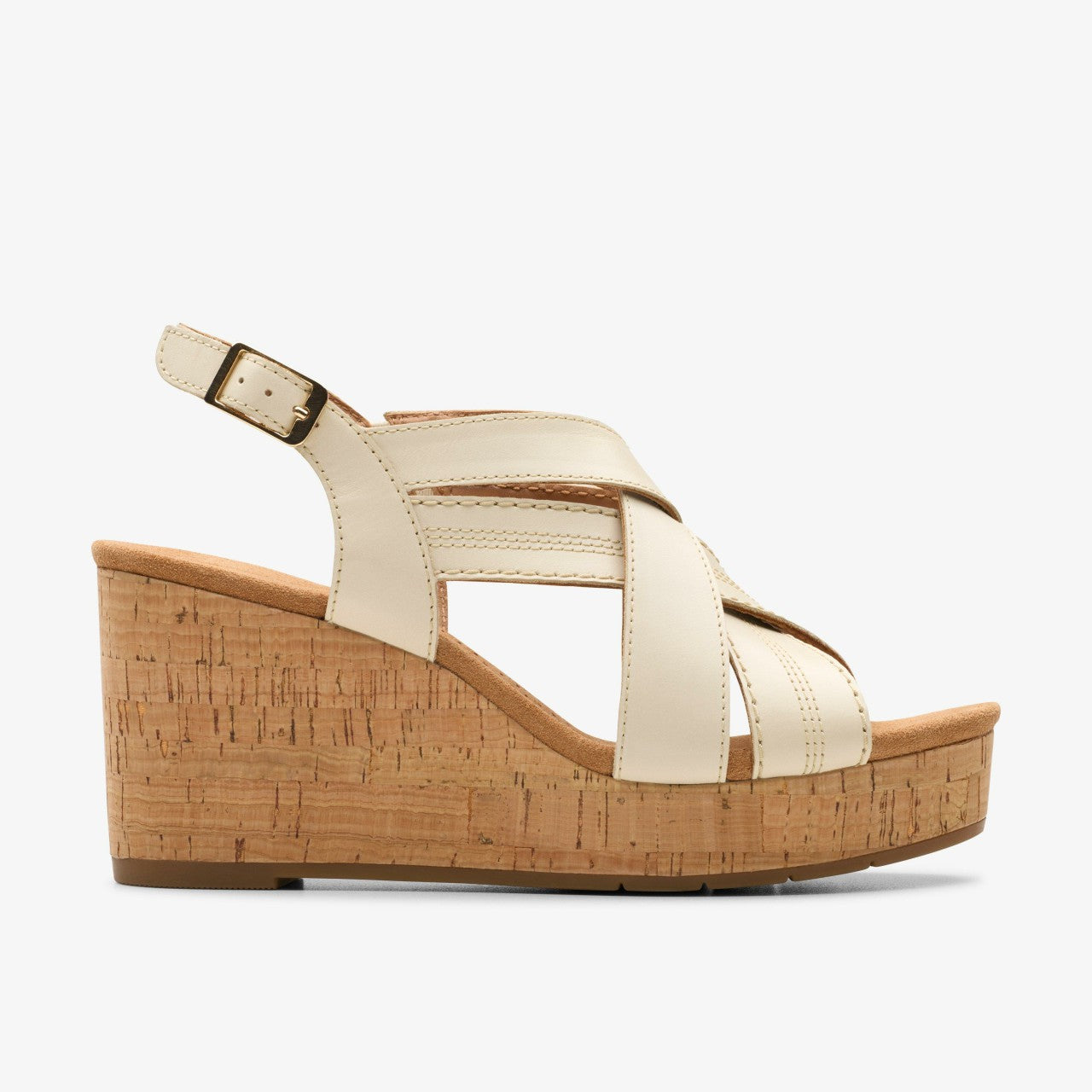 Sabina Sling Cream Leather | Clarks For Sale
