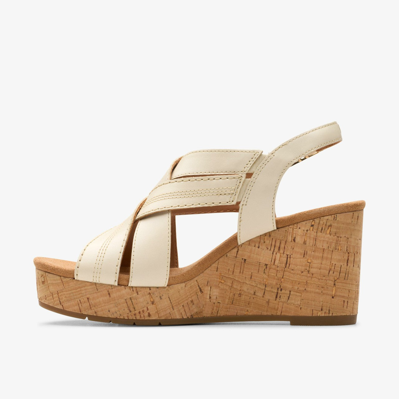 Sabina Sling Cream Leather | Clarks For Sale