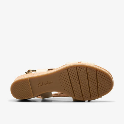 Sabina Sling Cream Leather | Clarks For Sale