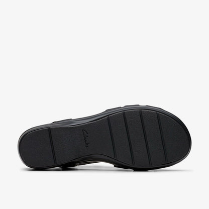 Tuleah Cross Black Leather | Clarks Discount
