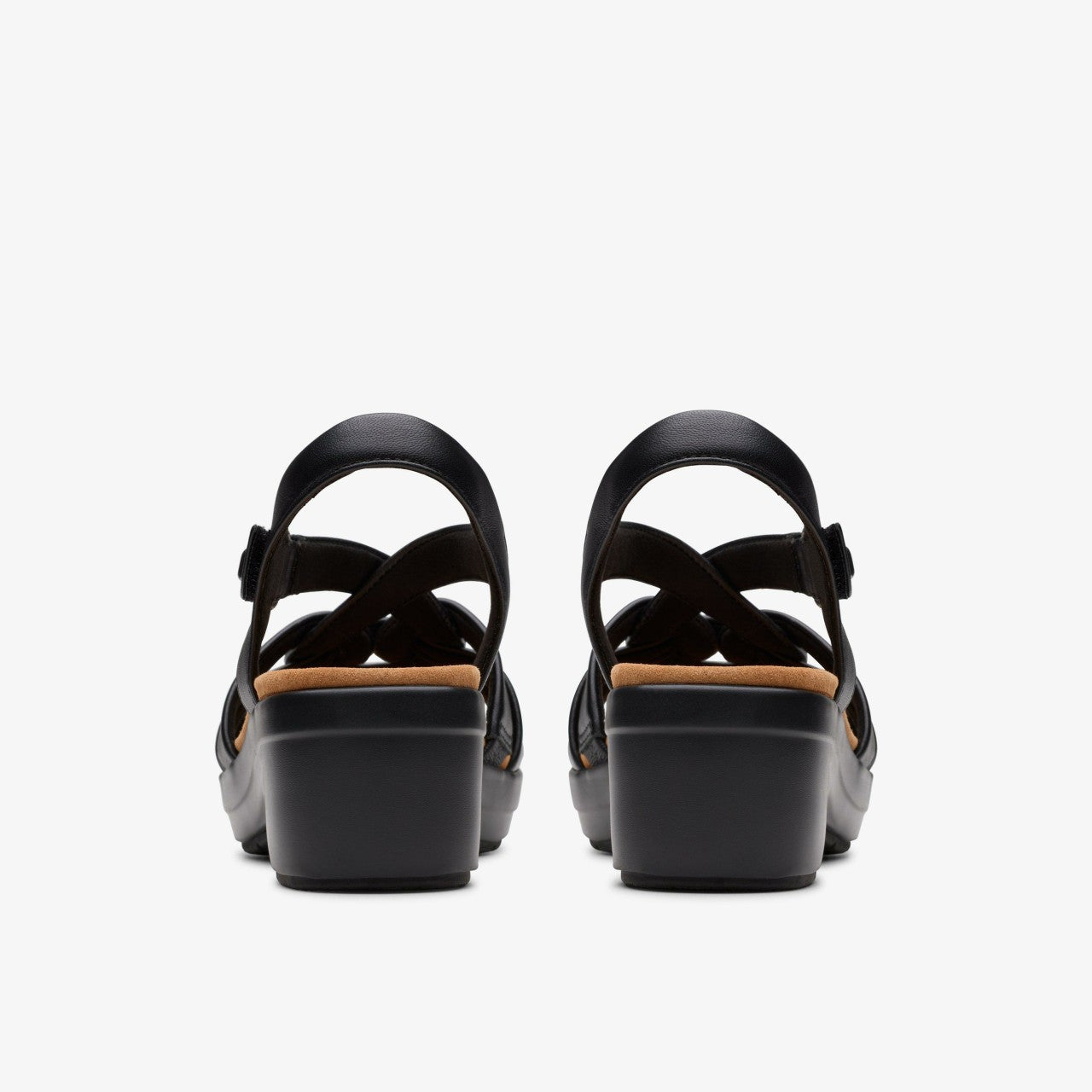 Tuleah Cross Black Leather | Clarks Discount