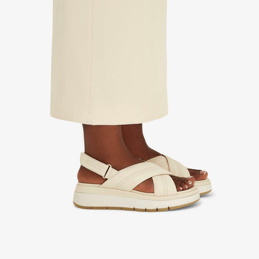 Tuscan Cross Cream Leather | Clarks Onsale
