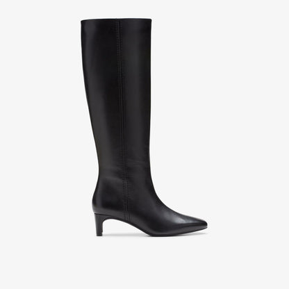 Edina Tall Black Leather | Clarks Onsale