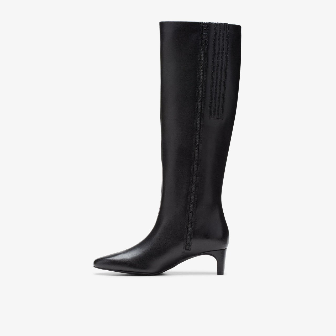 Edina Tall Black Leather | Clarks Onsale