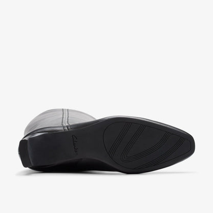 Edina Tall Black Leather | Clarks Onsale