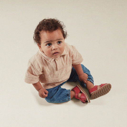 Playsun Toddler Red Leather | Clarks Onsale