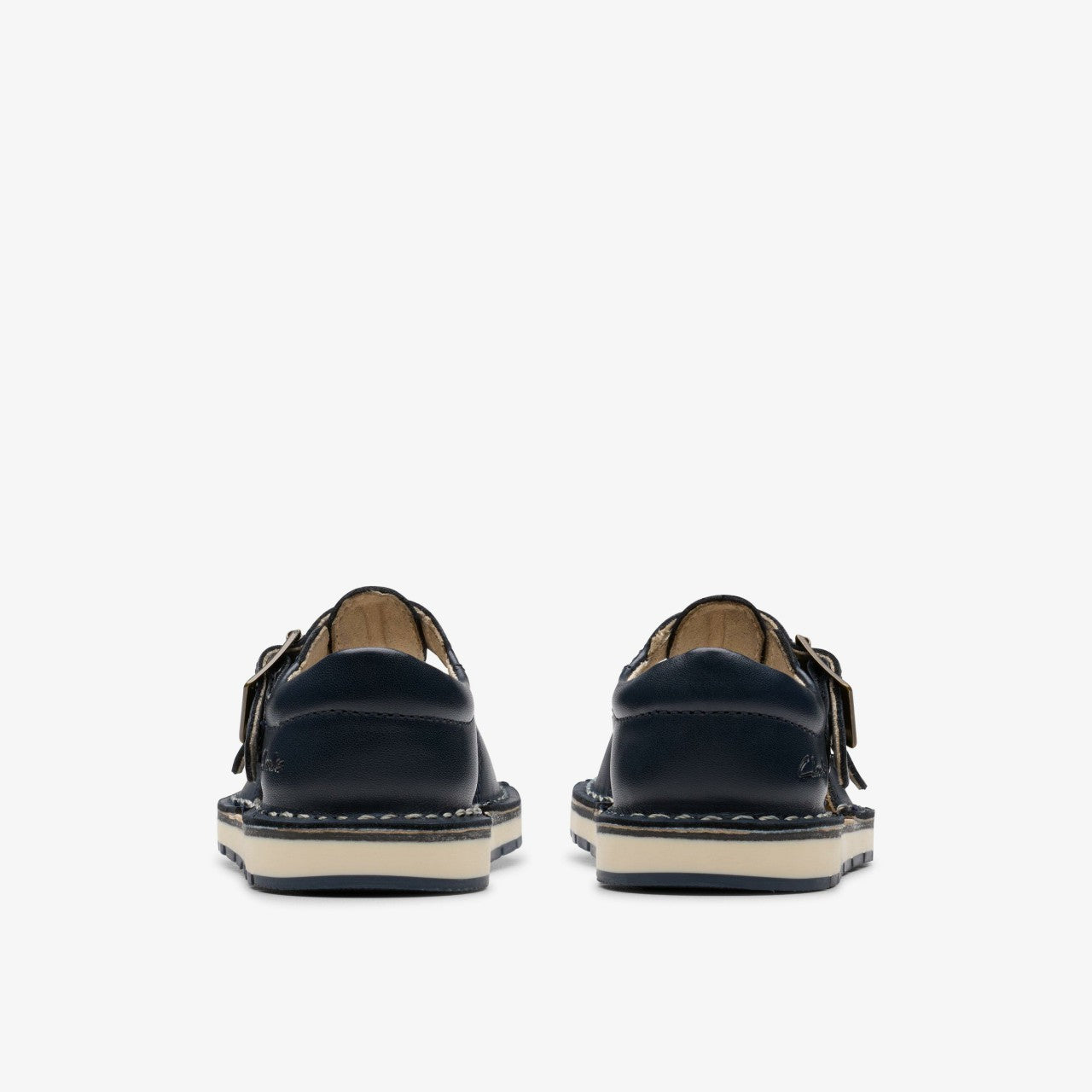 Playsun Toddler Navy Leather | Clarks