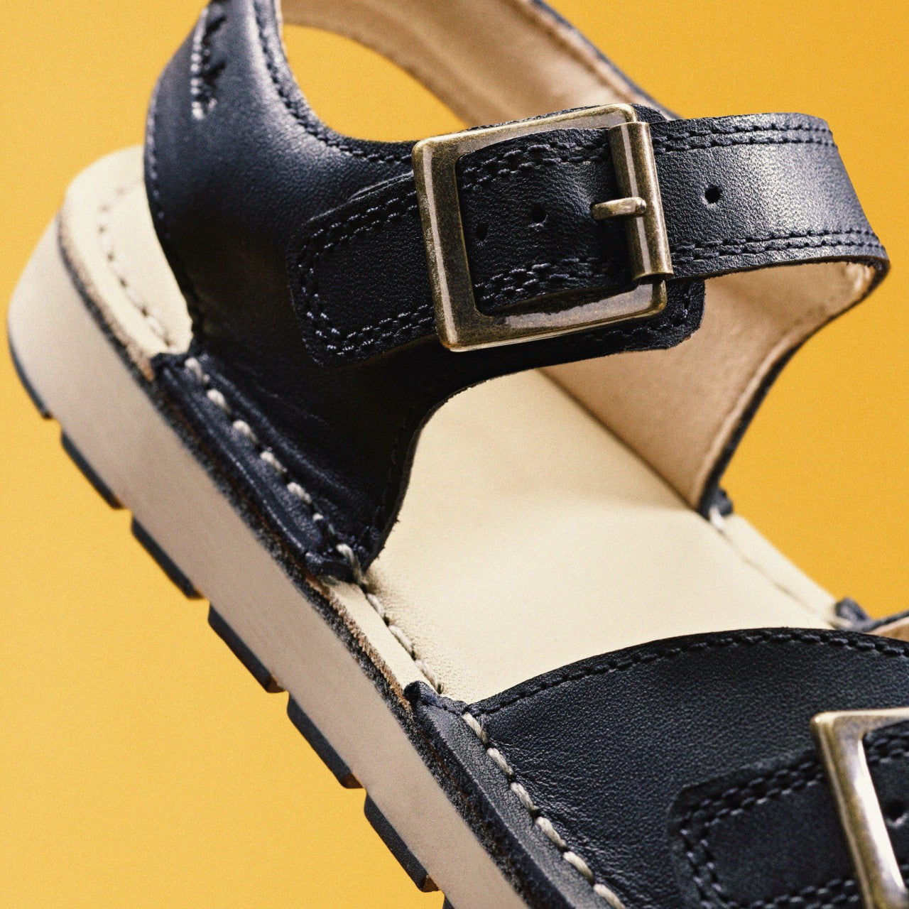 Playsun Kid Navy Leather | Clarks Discount