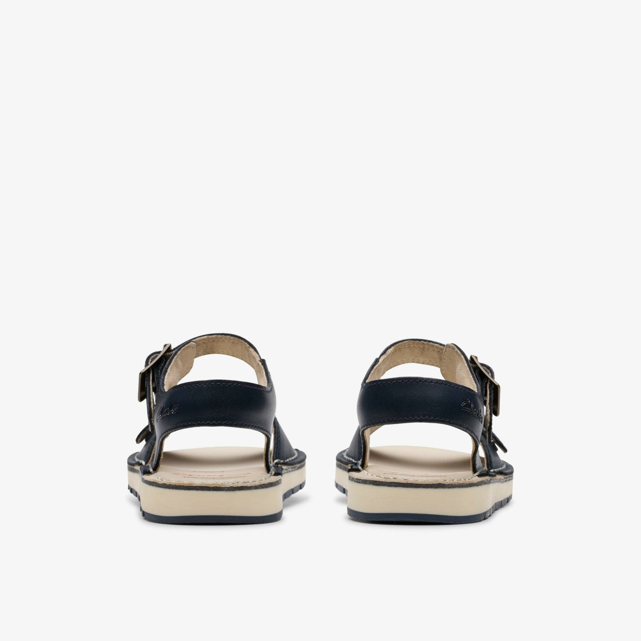 Playsun Kid Navy Leather | Clarks Discount