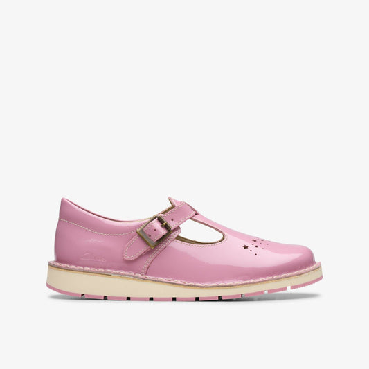Joyful Skip Kid Pink Patent | Clarks