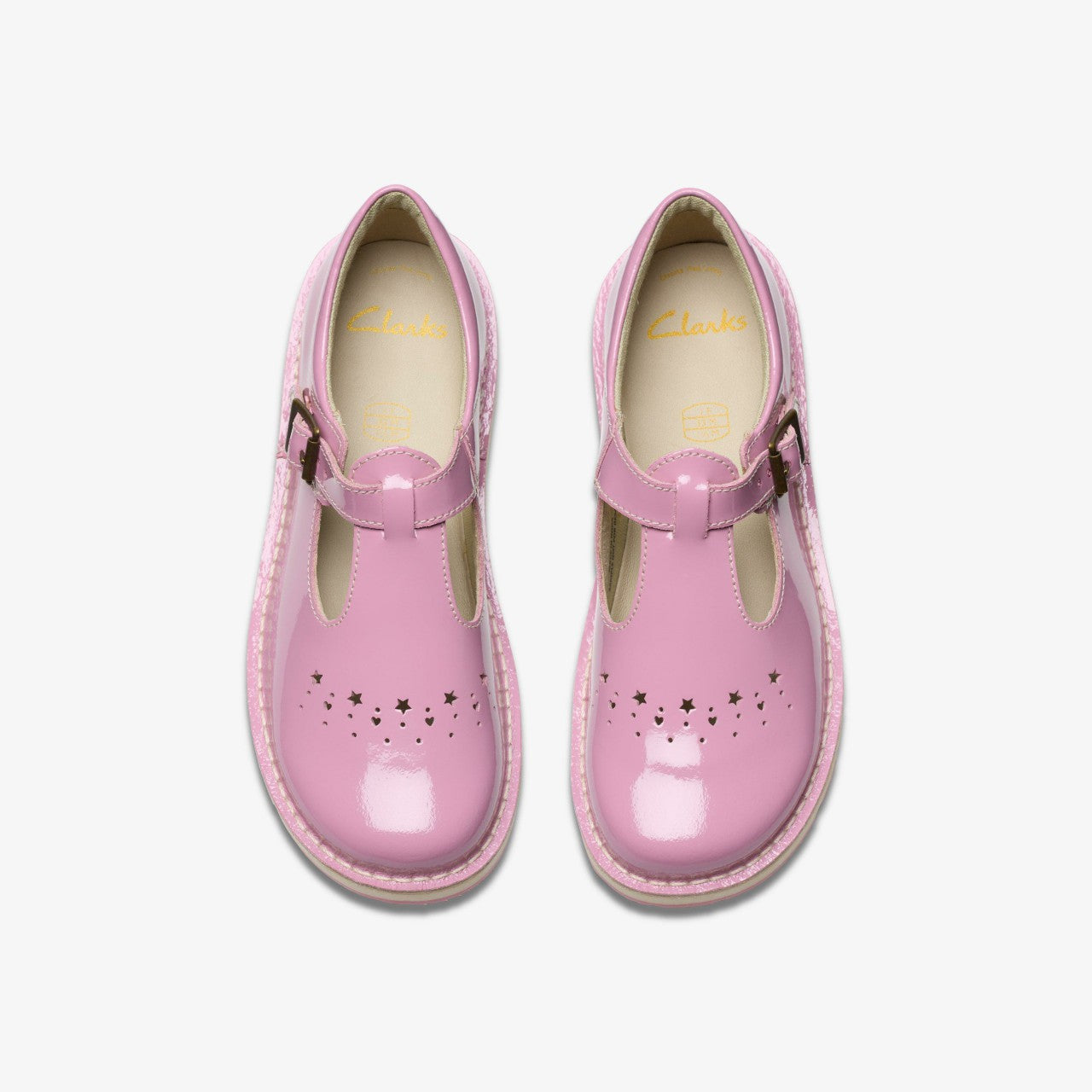 Joyful Skip Kid Pink Patent | Clarks