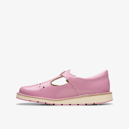 Joyful Skip Kid Pink Patent | Clarks