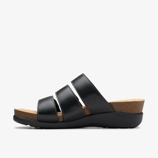 Calenne Lily Black Leather | Clarks