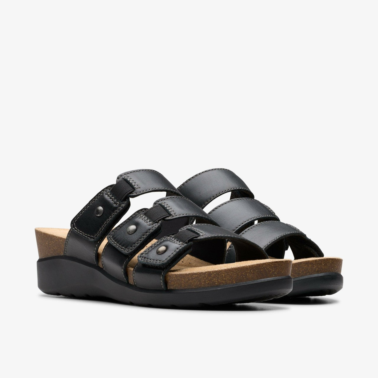 Calenne Lily Black Leather | Clarks