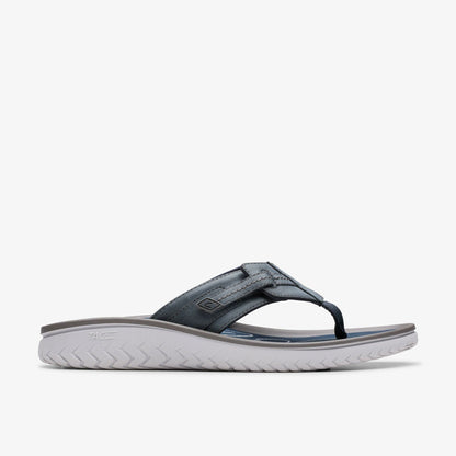 Wesley Sun Navy Leather | Clarks Sale