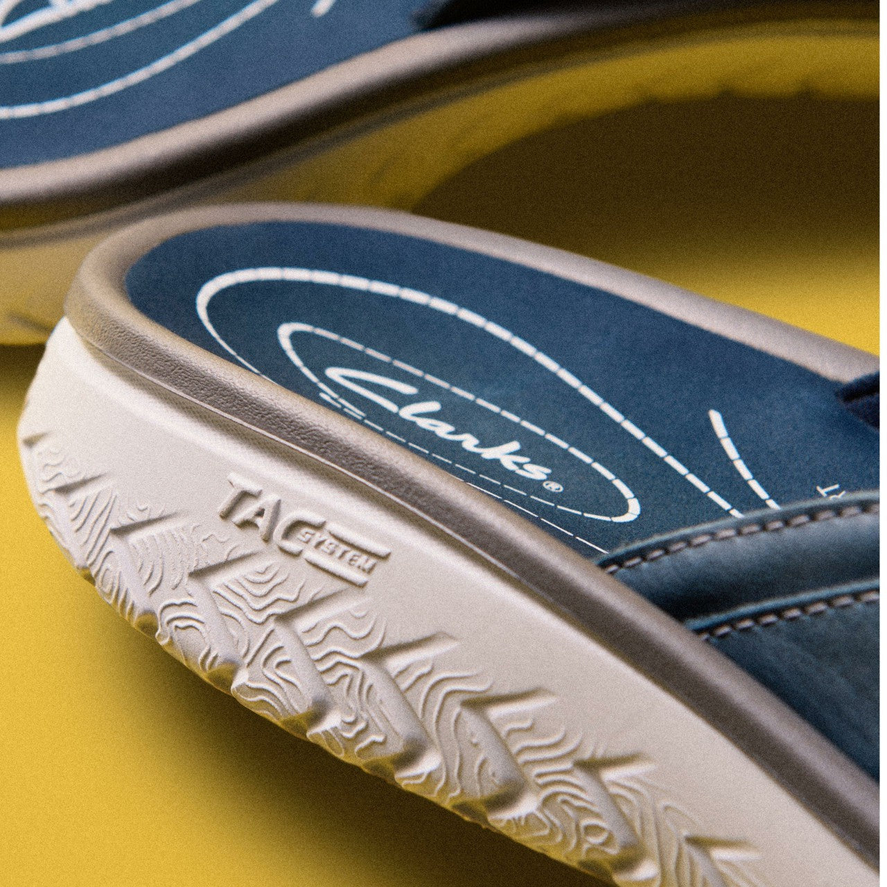 Wesley Sun Navy Leather | Clarks Sale