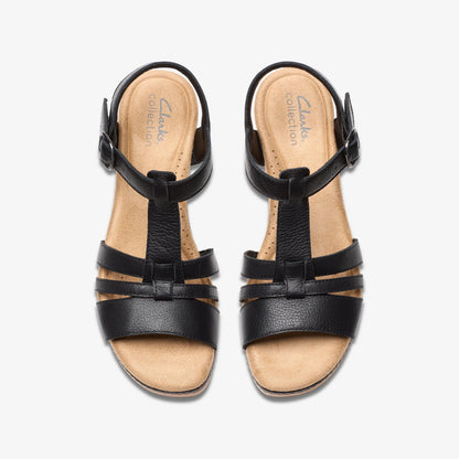 Seannah Madi Black Leather - US 9347