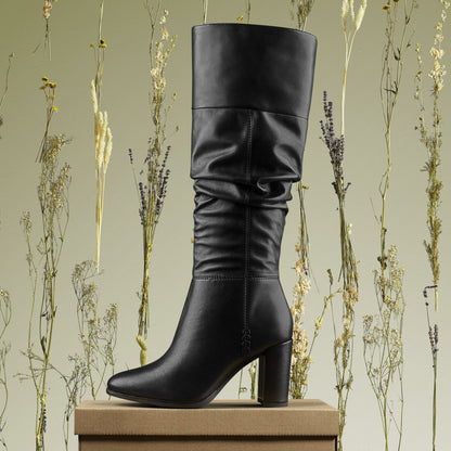Freva 85 Slouch Black Leather | Clarks