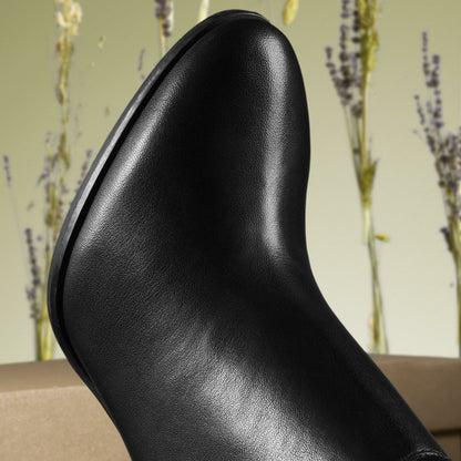 Freva 85 Slouch Black Leather | Clarks