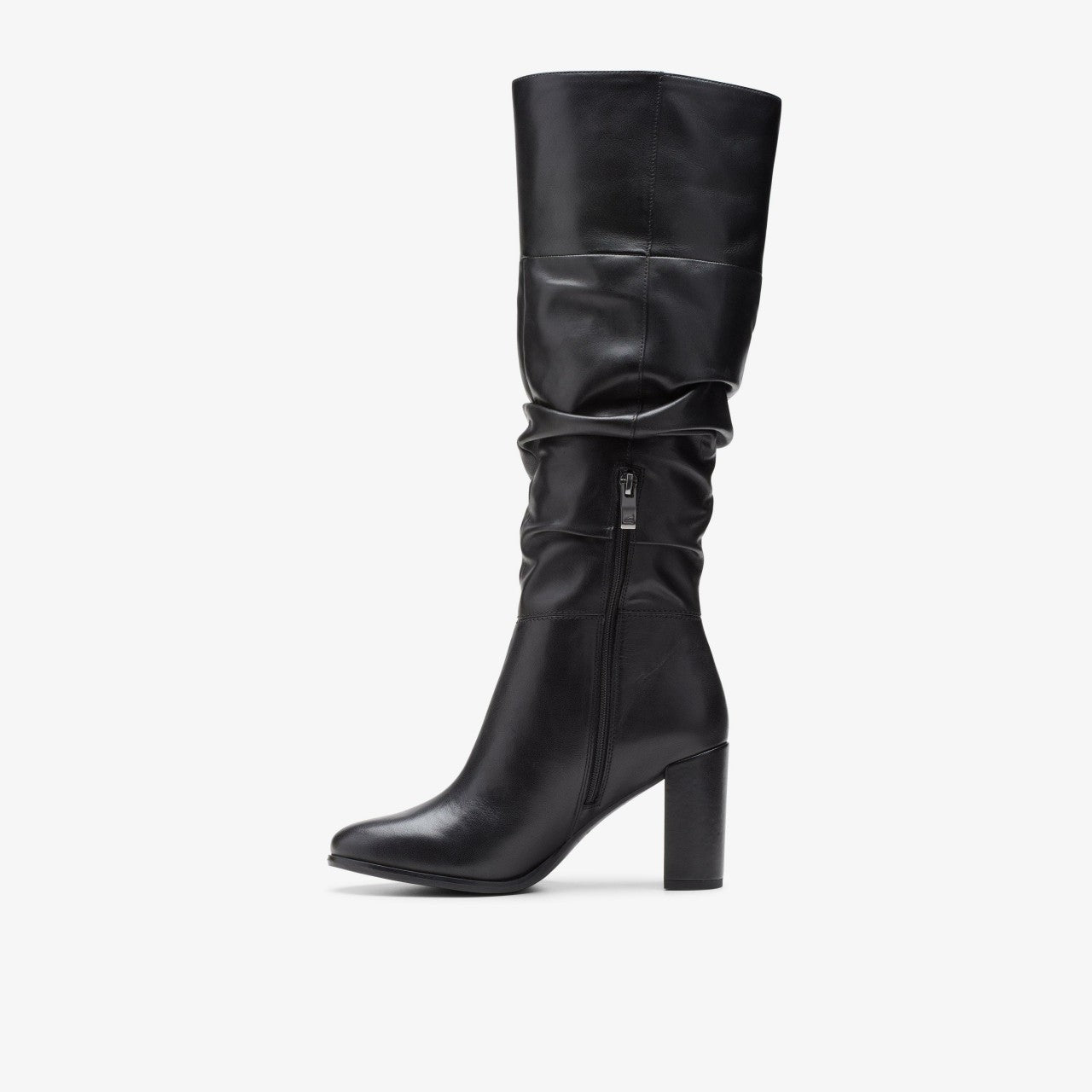 Freva 85 Slouch Black Leather | Clarks