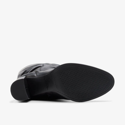Freva 85 Slouch Black Leather | Clarks