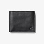 Pebbled Leather Slimfold Wallet Black - US 7170