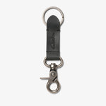 Oiled Leather Key Fob Black - US 6419