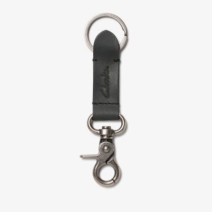 Oiled Leather Key Fob Black - US 6419
