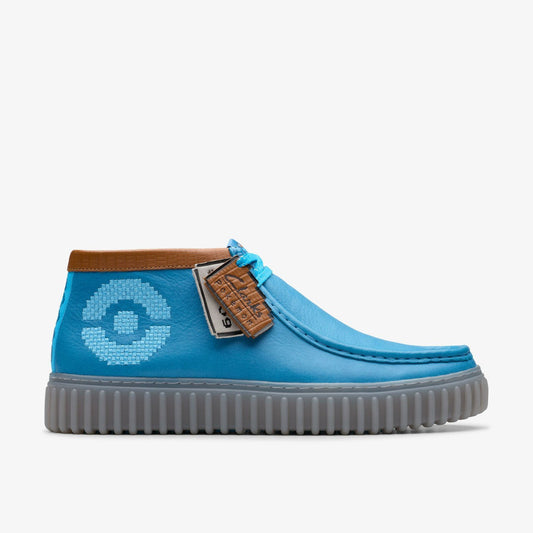 Torhill Explore Blue Leather | Clarks Onsale