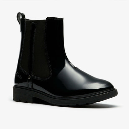 Astrol Orin Kid Black Patent | Clarks