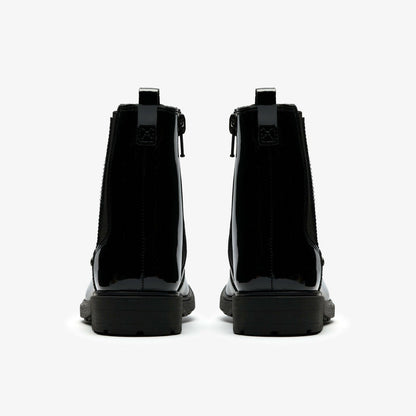 Astrol Orin Kid Black Patent | Clarks