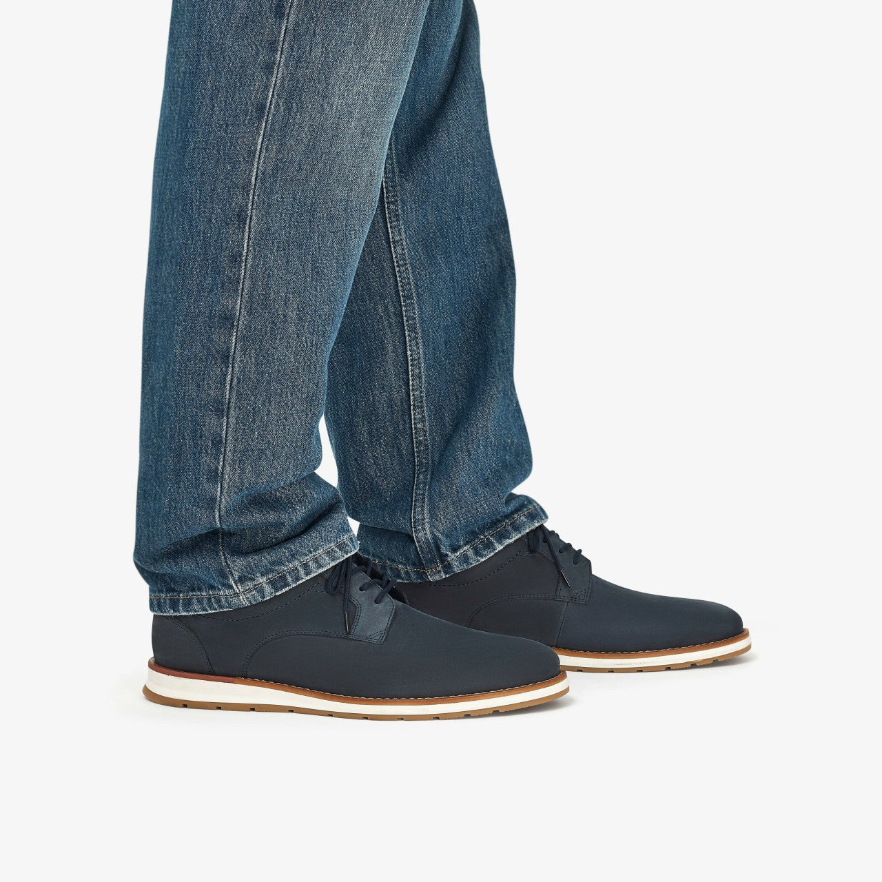 Lapford Lace Navy Nubuck | Clarks