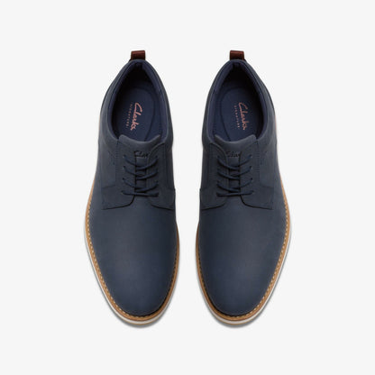 Lapford Lace Navy Nubuck | Clarks
