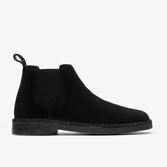 Desert Chelsea Black Suede | Clarks Discount