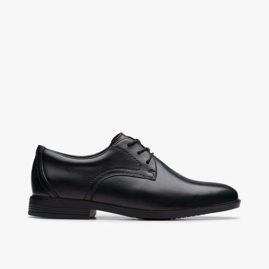 Jonwin Step Youth Black Leather | Clarks Onsale
