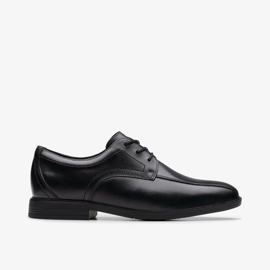Jonwin Loop Youth Black Leather | Clarks Sale