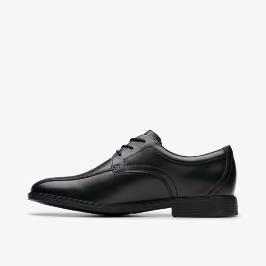 Jonwin Loop Youth Black Leather | Clarks Sale