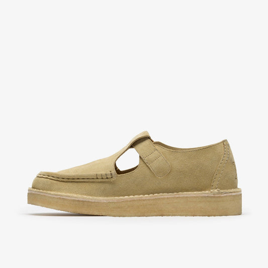 Nomad T Bar Maple Suede | Clarks