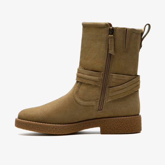 Nella Mid Dark Sand Suede | Clarks US