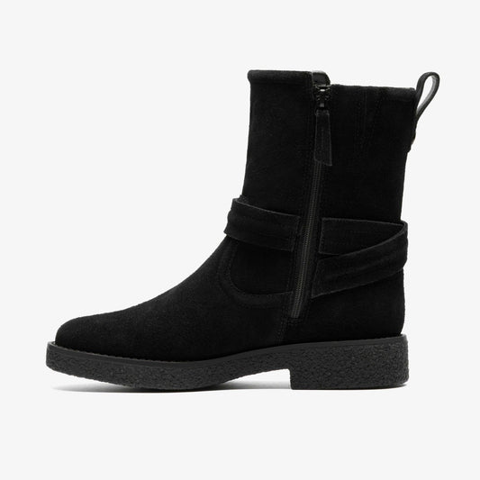 Nella Mid Black Suede | Clarks For Sale
